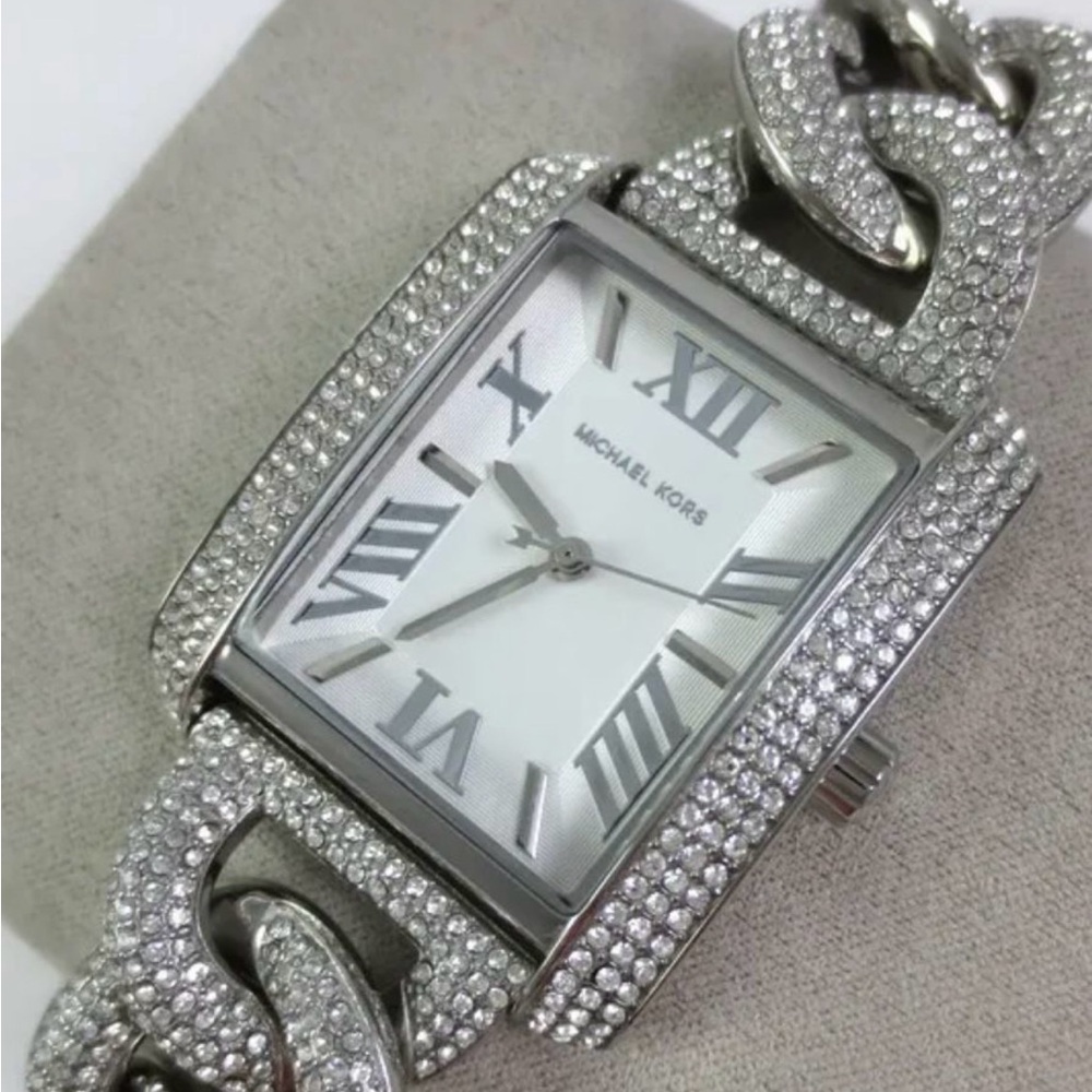 Michael Kors Silver Crystal Women's Watch